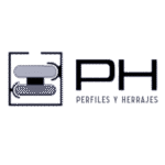 logo ph perfilles y herrajes gris