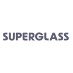 logo superglass gris